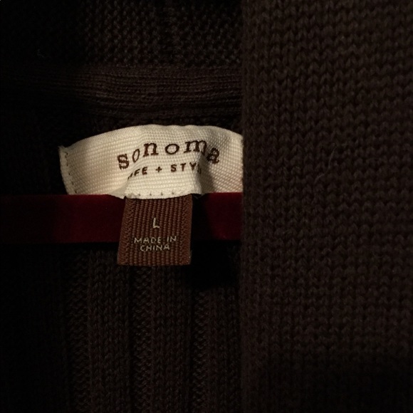 Brown Drape Sweater - Picture 2 of 3